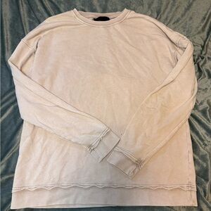 No Boundaries Men's Beige Crewneck Sweater
